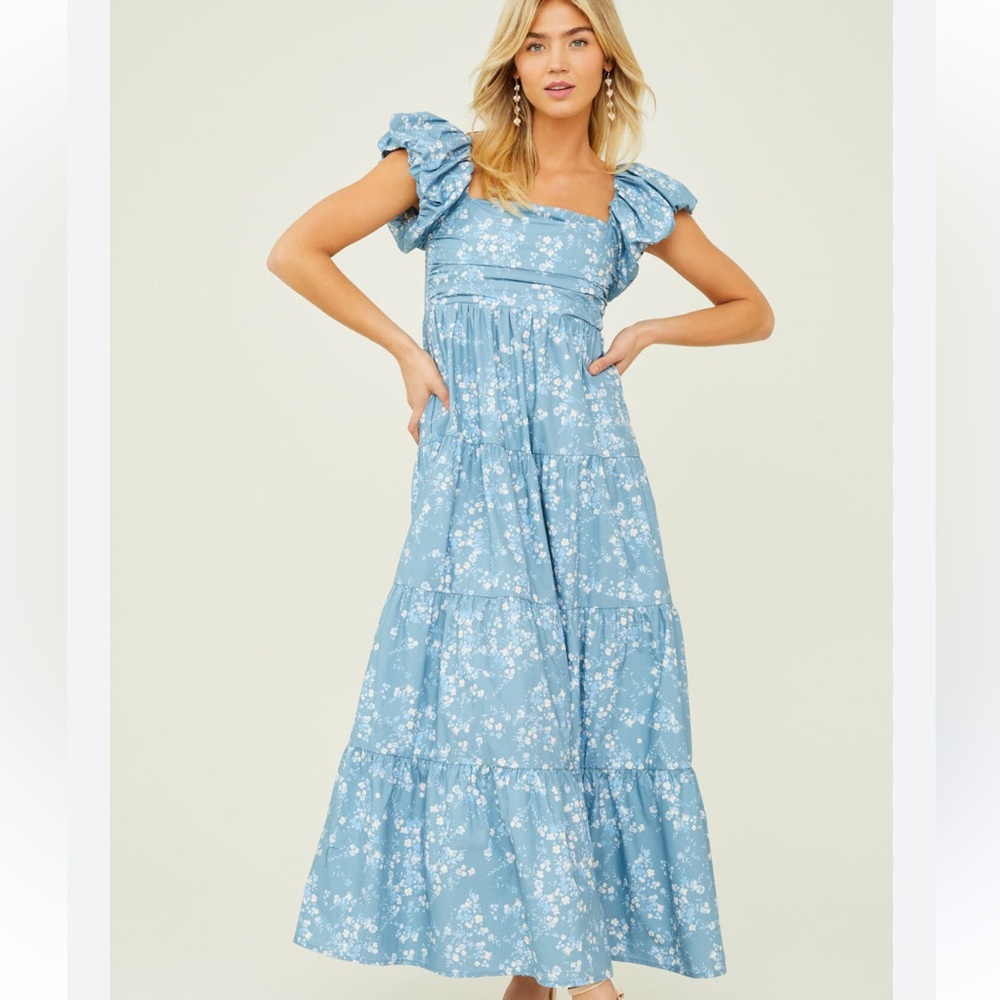 Altar'd State Rayanne Floral Maxi Dress